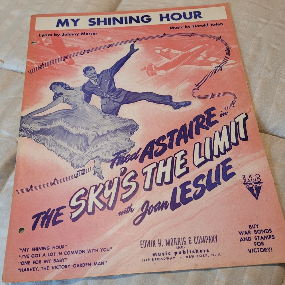 My Shining Hour vintage Sheet Music
